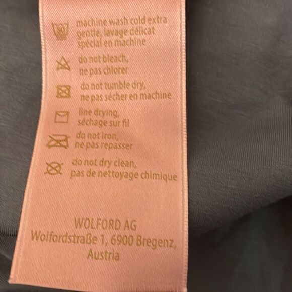 Amina Muaddi x Wolford Draped Mini Dress - Medium - Picture 8 of 9